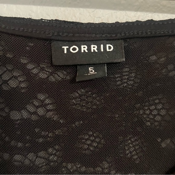 Torrid Black Lace Bodysuit 5x - Picture 13 of 15